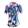 Cycling Jersey Women Bicycle Top Pockets Bike MTB Shirt Mountain Road Clothing Summer Cycle Clothes Outfits Team Outdoor Sports Racing Blouse Female Lady Riding White XL view 2