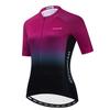 Cycling Jersey Women Bicycle Top Pockets Bike MTB Shirt Mountain Road Clothing Summer Cycle Clothes Outfits Team Outdoor Sports Racing Blouse Female Lady Biking Red XXL view 1