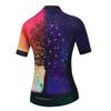 Cycling Jersey Women Bicycle Top Pockets Bike MTB Shirt Mountain Road Clothing Summer Cycle Clothes Outfits Team Outdoor Sports Racing Blouse Female Lady Short Sleeve Orange S view 2
