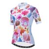 Cycling Jersey Women Bicycle Top Pockets Bike MTB Shirt Mountain Road Clothing Summer Cycle Clothes Outfits Team Outdoor Sports Racing Blouse Female Lady Biker Colorful M view 1