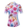 Cycling Jersey Women Bicycle Top Pockets Bike MTB Shirt Mountain Road Clothing Summer Cycle Clothes Outfits Team Outdoor Sports Racing Blouse Female Lady Biker Colorful M view 2