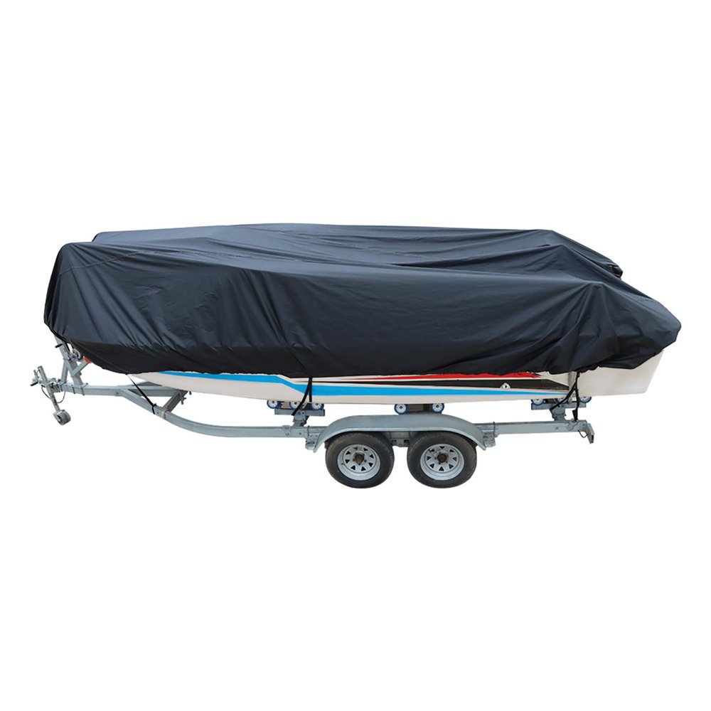14FT 210D Heavy Duty Trailerable Jon Boat Cover Replacement for Jon Boats Beam Width up to 70in
