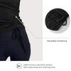 Short Sleeve Workout Tops for Women Ruched Drawstring Yoga Top Fitted Athletic Shirt(Black-047,XS) view 4