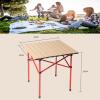 Folding Camping Table with Chairs - Backpacking Table & Camp Table - Folding Beach Table - Tent Table in A Bag or Side Table - Portable Camping Table - Collapsible Table,S view 3