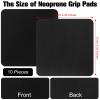 Zhanmai 10 Set Gym Grip Pads for Weight Lifting Workout Hand Pads Pull up Neoprene Comfort Weightlifting Light Gymnastics Hand Grips for Men Women No Sweaty view 3
