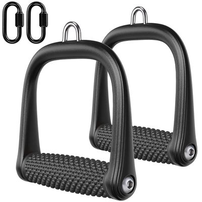 BeneLabel D Handle Cable Attachment, Cable Attachments for Gym, Non-Slip and Comfortable Grip, Solid Aluminum Alloy Handle, Suitable for Home and Gym