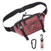 Rough Enough Tactical Fanny Pack Crossbody Large Waist Bag for Men EDC Travel Hiking Fishing in Waxed Canvas Red, 4L view 1