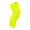 SLEEFS Safety Yellow Knee Pad - Compression Sleeve - Protection for Running, Volleyball, Basketball, All Sports - UPF 50+ view 1