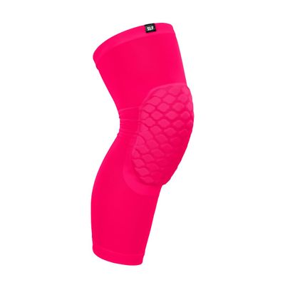 SLEEFS Hue Pink Knee Pad - Compression Sleeve - Protection for Running, Volleyball, Basketball, All Sports - UPF 50+
