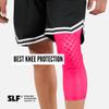 SLEEFS Hue Pink Knee Pad - Compression Sleeve - Protection for Running, Volleyball, Basketball, All Sports - UPF 50+ view 2