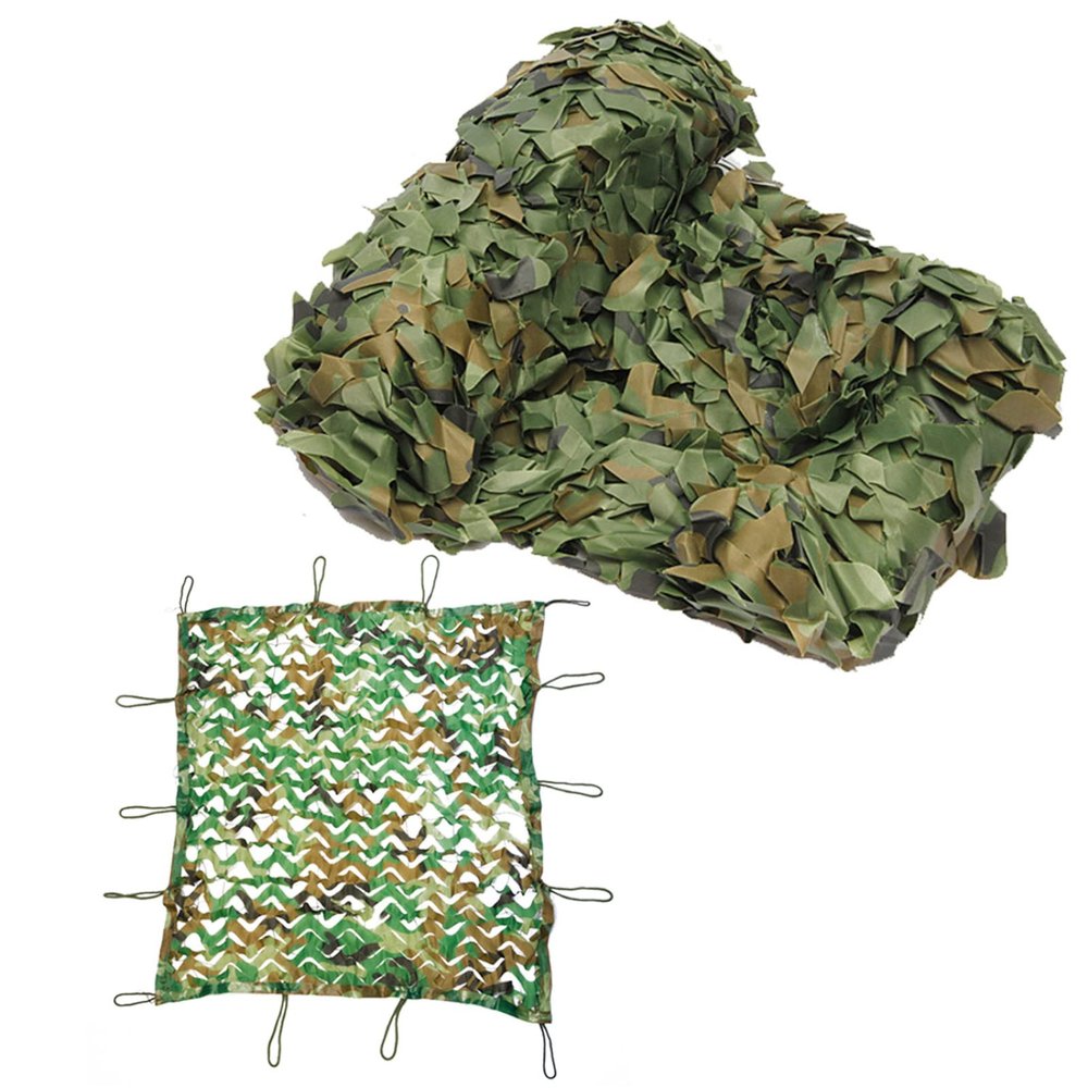 YHBZ Camouflage Netting Anti-UV,Quick Dry Camo Net,Lightweight Oxford Fabric,3M X4M Garden Sunscreen Nets,Various Sizes,for Camping, Backdrop Decoration,Hunting Shooting,1.5x2m(5 * 6.6ft)