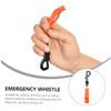 BESPORTBLE 10pcs Outdoor Emergency Whistle Durable Plastic Safety Whistles for Camping Hiking Travel Loud Sound Design Key Ring for Easy Carrying for Survival Situations view 4