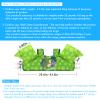 Chriffer Kids Swim Vest Life Jacket for 30-55 Pounds Boys and Girls, Toddler Floaties with Shoulder Harness Arm Wings for 2,3,4,5,6,7 Years Old Baby view 3