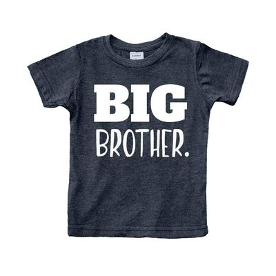 Big Brother Shirt for Toddler Promoted to Best Big Brother Announcement Baby Boys (US, Age, 18 Months, Charcoal Black)