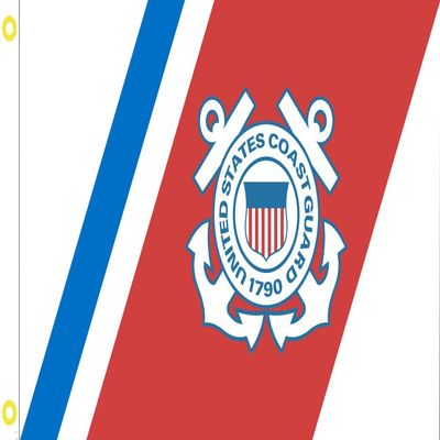 12x18 U.S. Coast Guard Maritime Ensign Boat Flag Banner Grommets UV Protected