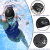 Extra Large Swim Cap for Braids and Dreadlocks Women Men Silicone Swimming Cap for Long Thick Curly Weaves Afro Hair Extensions (Black, Purple) view 3