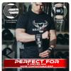 BEAST RAGE Wrist Wraps for Weightlifting Adjustable Lifting Straps & Wrist Straps with Thumb Loop for Enhanced Gym Support, Wrist Support for Powerlifting, Bodybuilding and Gym Workout (White) view 2