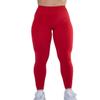 AUROLA Workout Leggings for Women Seamless Scrunch Yoga Pants Tummy Control Gym Fitness Sport Active Leggings 25'' (L, Fiery Red) view 4