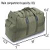 Backferry Large Military Duffle Bag Backpack Tactical Field Gear Equipment Duffel Bag Army Deployment Bag 85L (Olive Drab) view 2