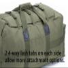 Backferry Large Military Duffle Bag Backpack Tactical Field Gear Equipment Duffel Bag Army Deployment Bag 85L (Olive Drab) view 4