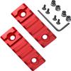 Gotical Combo of 2 Items which Includes 5 Slots 2 Pieces and 7 Slot 2 Pieces Key mod Lightweight Aluminum Red Color (5,7,13 Slots | Trigger & Attachment) view 2