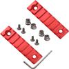 Gotical Combo of 2 Items which Includes 5 Slots 2 Pieces and 7 Slot 2 Pieces Key mod Lightweight Aluminum Red Color (5,7,13 Slots | Trigger & Attachment) view 3
