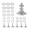 T Slot Bolts for Thule, Yakima Roof Rack Cross Bars, Platform, Cargo Basket, Stainless Square T Track Bolt Adapter to Secure Bike/Ski/Kayak Rack, Solar Panel, Awning, M6x35mm, 4mm Thickness view 1
