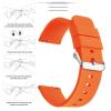 SBR-Trade Silicone Watch Bands  Quick Release Premium Soft Rubber Replacement Straps for Men and Women (22mm, Orange) view 2