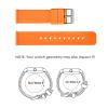 SBR-Trade Silicone Watch Bands  Quick Release Premium Soft Rubber Replacement Straps for Men and Women (22mm, Orange) view 4