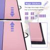 BLKMTY Gymnastics Mats, 4'x6'x2'' Folding Exercise Mat Gym Yoga Aerobics Fitness Mats Kids' Gymnastics Tumbling Mat with Carrying Handles for Home Gym Exercise&Play Gym, CM view 4