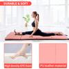 BLKMTY Gymnastics Mats, 4'x6'x2'' Folding Exercise Mat Gym Yoga Aerobics Fitness Mats Kids' Gymnastics Tumbling Mat with Carrying Handles for Home Gym Exercise&Play Gym, Pink view 3