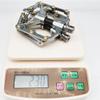 Titanium Shaft Three Peilin Pedal Carbon Fiber Anti-Skid Bearing Pedal Aluminum Alloy Titanium Shaft 3 Bearing Bicycle Pedal for Mountain Bike,Road Bike (Sliver) view 3