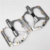 Titanium Shaft Three Peilin Pedal Carbon Fiber Anti-Skid Bearing Pedal Aluminum Alloy Titanium Shaft 3 Bearing Bicycle Pedal for Mountain Bike,Road Bike (Sliver) view 4