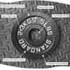Steel Olympic Plates 175LB Set - 2 inch Olympic Hammertone Coated 2x 2.5lb, 5lb, 10lb, 25lb, & 45lb for Weight Lifting Training view 3