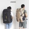 Eysee Backpack Canvas Camping Hiking Backpack Trekking Backpack Water Resistant Rucksack for Men Women, Black, 70L view 4