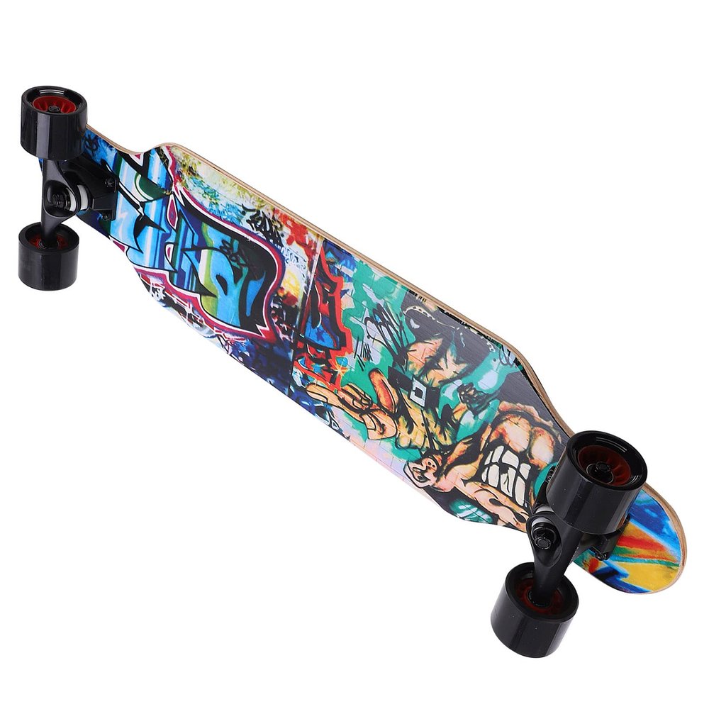 Four Wheel Longboard, Longboard Low Noise Explosion Proof for Outdoor Sports