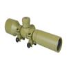 TWP 3-9x42 Wide Angle Long Eye Relief Scout Scope with Extra Low Profile Weaver Scope Rings, Tan Dark Earth Anodized view 2