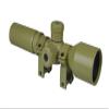 TWP 3-9x42 Wide Angle Long Eye Relief Scout Scope with Extra Low Profile Weaver Scope Rings, Tan Dark Earth Anodized view 3