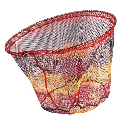 01 02 015 Fish Net, Folding Fishing Net Portable Stainless Steel Moving 50cm for Freshwater for Saltwater for Easy Catch and Release