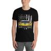 2022 'Vette C8 Race Car IMSA GTD GT Daytona Pro Short-Sleeve Unisex T-Shirt Black view 2