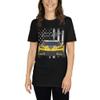 2022 'Vette C8 Race Car IMSA GTD GT Daytona Pro Short-Sleeve Unisex T-Shirt Black view 3