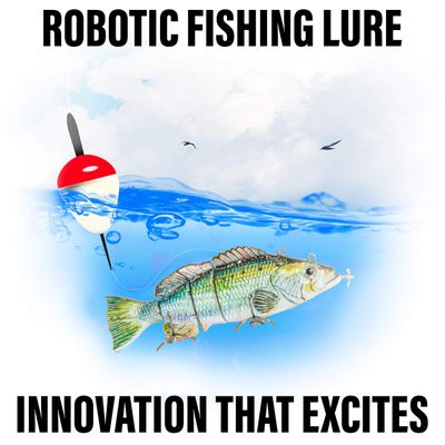 UFISH -Large Size Electric Live Bait - Swimming Robotic Segment Fishing Lure - Animated Swim Bait (Sunshine Bass)