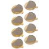 4 Pair Scooter Brake Pad Electric, CopperBased Low Noise Bike Brake Pads Brake Disc Pad Scooter Disc Brake Pad for Mountain Bike Bicycle view 1