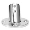 01 02 015 45 Degree Tube Base, 45 Degree Mirror Polished Surface Hand Rail Round Stanchion 316 Stainless Steel for Marine for Boat(22mm) view 1