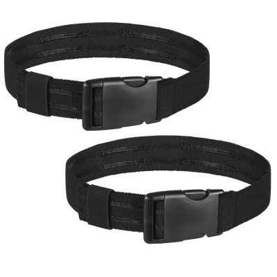 2 Pcs Tactical Leg Strap Nylon Thigh Belt Elastic Thigh Strap Holster Costume with Quick Release Buckle Halloween Games