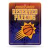 Rico Industries NBA Basketball Phoenix Suns Metal Parking Sign 8.5" x 11" - Great for Man Cave, Bed Room, Office, Home Dcor view 1