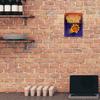 Rico Industries NBA Basketball Phoenix Suns Metal Parking Sign 8.5" x 11" - Great for Man Cave, Bed Room, Office, Home Dcor view 3
