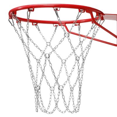 Dakzhou Basketball Net, Stainless Steel Braided Chain Heavy Duty, Standard Basketball Net (12 Links), Quick Installation. Suitable for Indoor and Outdoor Climates