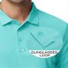 MAGCOMSEN Mens Shirts Long Sleeve Work Shirts for Men Casual Golf Shirts Quick Dry Shirts Summer Shirts Golf Polo Shirts for Men Polo Shirts for Men Shirts for Men Fall Shirts Water Blue view 4