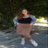 Modest Skirt with Leggings Attached for Women Workout Knee Length Swim Capri Pants with 2 Pockets cf m Coffee view 4